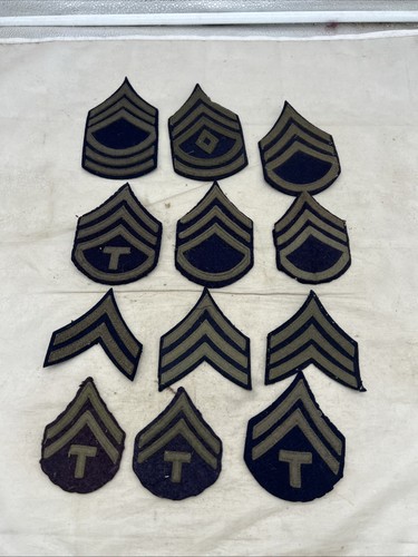Ww2 army felt chevron lot - felt,